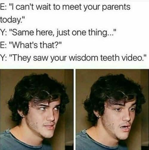 wisdom tooth video meme